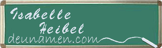 Isabelle Heibel Visitenkarte